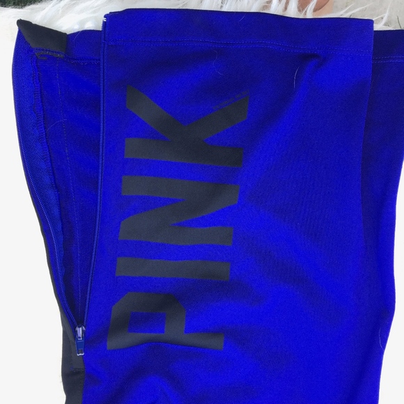 PINK Victoria's Secret Pants - PINK Victoria Secret Royal Blue/Black Track Pants